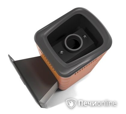 Дровяная банная печь TMF Каронада Heavy Metal Витра терракота в Анапе